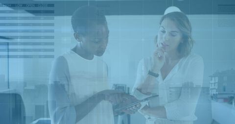 Diverse Business Professionals Analyzing Digital Financial Data - Download Free Stock Images Pikwizard.com