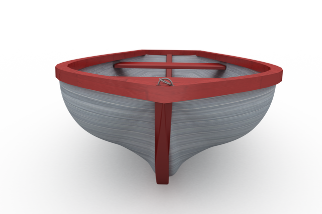 Transparent Red and White Boat Shape Viewed from Front - Download Free Stock Videos Pikwizard.com