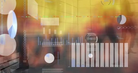 Abstract Financial Data and Urban Movement Illustration - Download Free Stock Images Pikwizard.com