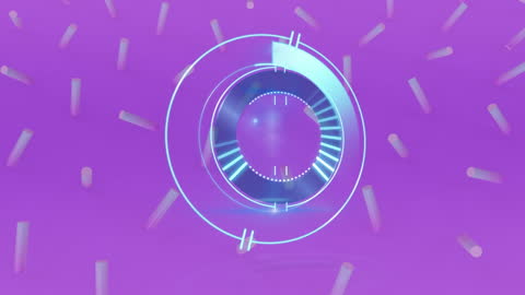 Futuristic Digital Scope Scanning Dynamic Background