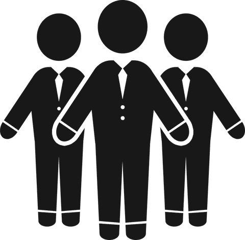 Transparent Team Leadership Concept Icon Black Silhouette - Download Free Stock Videos Pikwizard.com
