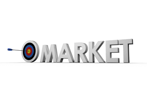 market text with target and arrow on transparent background - Download Free Stock Videos Pikwizard.com