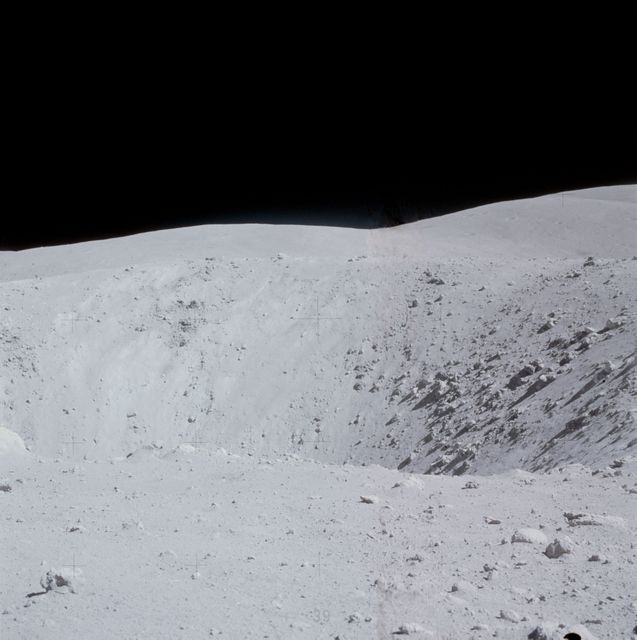 Detailed View of Buster Crater on Apollo 16 Moon Mission - Download Free Stock Images Pikwizard.com