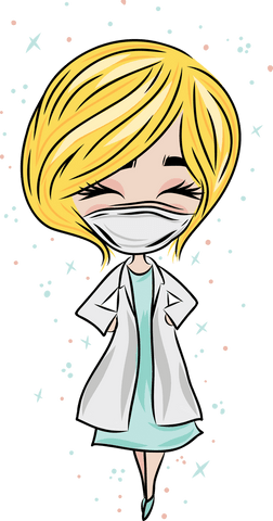 Transparent Cartoon Doctor Smiling With Face Mask - Download Free Stock Videos Pikwizard.com