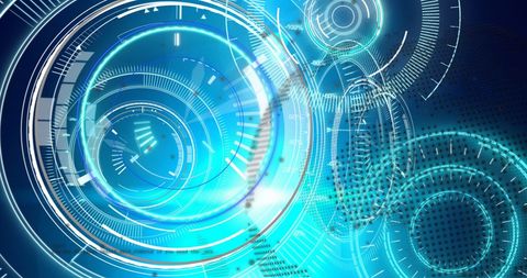 Abstract Digital Data Processing Concept Animation - Download Free Stock Images Pikwizard.com