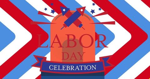 Labor Day Celebration Digital Background Design - Download Free Stock Images Pikwizard.com