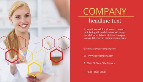 Professional Woman Smiling in Corporate Identity Template - Download Free Stock Templates Pikwizard.com