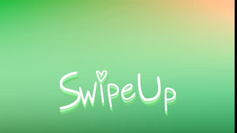 Swipe Up Banner with Green Gradient Background for Social Media