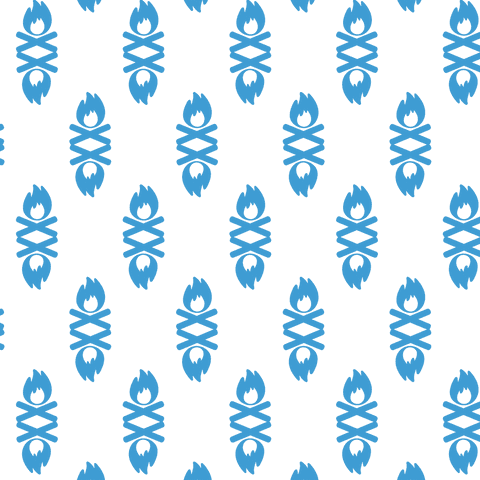 seamless blue fire symbols repeating on transparent vector background - Download Free Stock Videos Pikwizard.com