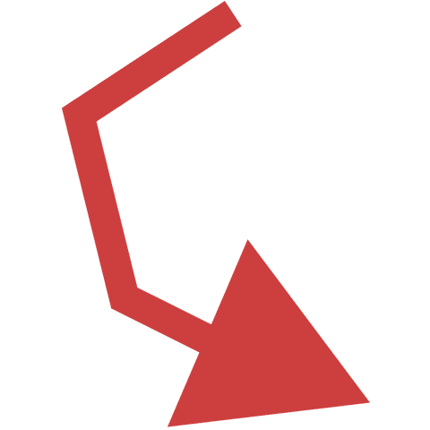 Red Curved Arrow Indicating Direction on Transparent Background - Download Free Stock Videos Pikwizard.com