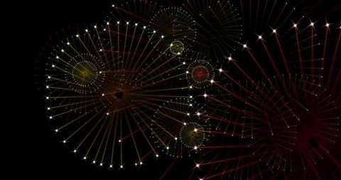 Spectacular Firework Display with Vibrant Colors