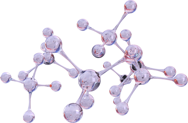 Transparent Abstract Molecular Structure Isolated on Light Background - Download Free Stock Videos Pikwizard.com