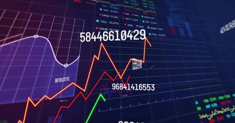 Dynamic Stock Market Analysis with Data and Trends Visualization - Download Free Stock Images Pikwizard.com