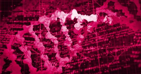 Digital DNA Code and Data Processing on Abstract Background - Download Free Stock Images Pikwizard.com