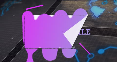 Digital Flash Sale Banner Collage with Global Data and Urban Street