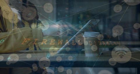 Digital Connections and Data Security with Tablets - Download Free Stock Images Pikwizard.com