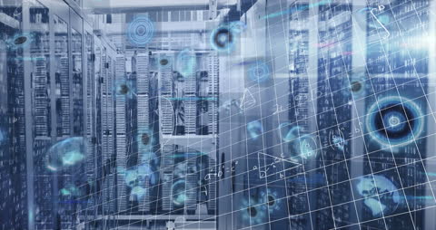 Digital Analytics in High-Tech Server Room