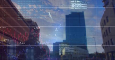 Digital Finance and Technology with Urban Architecture Background - Download Free Stock Images Pikwizard.com