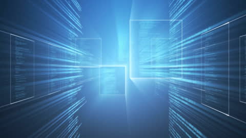 Dynamic Digital Data Processing in Blue Cosmos