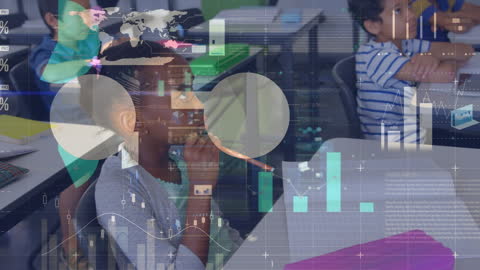 Animated Data Visualization with Schoolchildren Learning