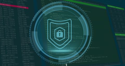 Digital Security Concept with Data Processing - Download Free Stock Images Pikwizard.com