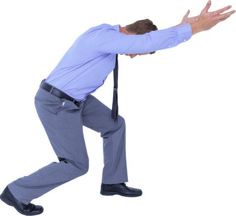 Transparent Businessman in Dynamic Offering Pose with Raised Hands - Download Free Stock Videos Pikwizard.com