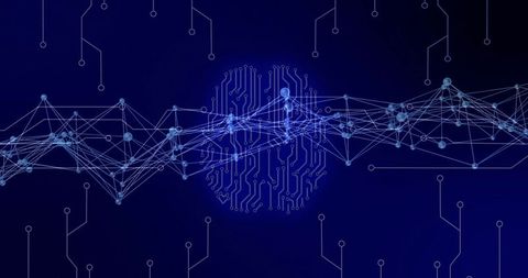 Digital Neural Network Concept Overlaying Brain - Download Free Stock Images Pikwizard.com