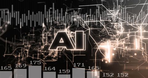 AI Innovation with Abstract Data Visualization - Download Free Stock Images Pikwizard.com
