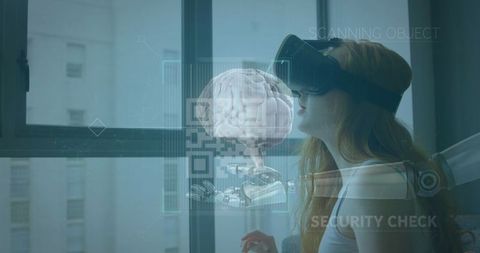 Future of AI Technology with VR Brain Interface - Download Free Stock Images Pikwizard.com