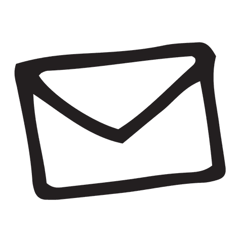 hand-drawn envelope icon on transparent background - Download Free Stock Videos Pikwizard.com