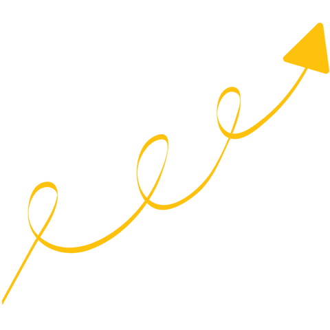 Curved Yellow Arrow on Transparent Background for Graphic Design - Download Free Stock Videos Pikwizard.com