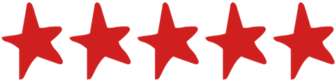 Transparent Row of Five Red Stars Clipart - Download Free Stock Videos Pikwizard.com