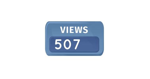 507 Views Counter Icon for Social Media Analytics - Download Free Stock Images Pikwizard.com