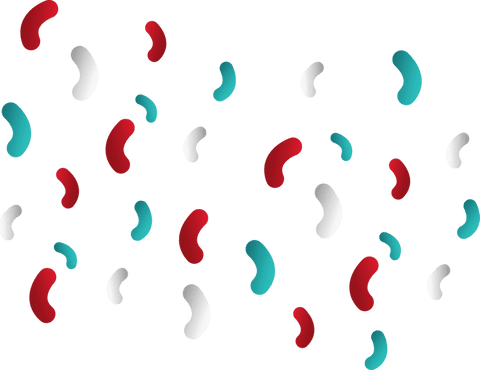 abstract geometric bean pattern on transparent background - Download Free Stock Videos Pikwizard.com
