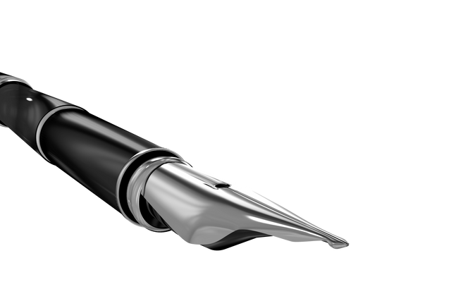 Close-up of Black Metallic Ink Pen with Transparent Background for Sophisticated Writing - Download Free Stock Videos Pikwizard.com