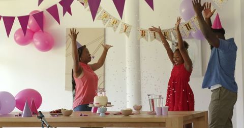 Joyful Birthday Party Celebration with Friends