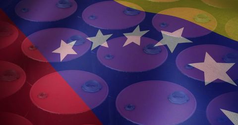 Venezuelan oil industry and economic symbolism