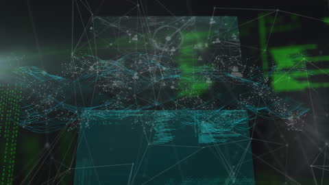 Digital Networks and Global Connections Concept