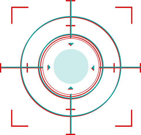 futuristic target reticle on transparent background - Download Free Stock Videos Pikwizard.com