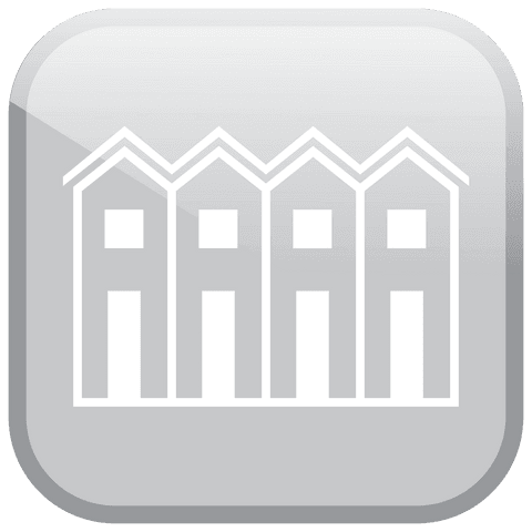 transparent line art row of houses icon - Download Free Stock Videos Pikwizard.com