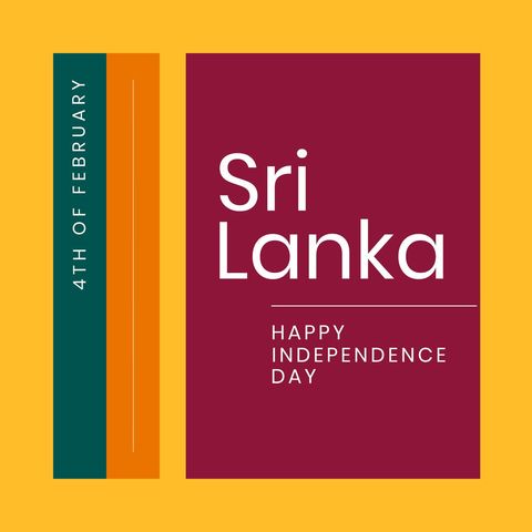 Sri Lanka Independence Day Celebration Banner Design - Download Free Stock Templates Pikwizard.com