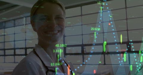 Innovative Medical Data Analysis with Doctor and Graphs - Download Free Stock Images Pikwizard.com
