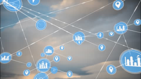 Digital Global Network and Connectivity over Cloudscape