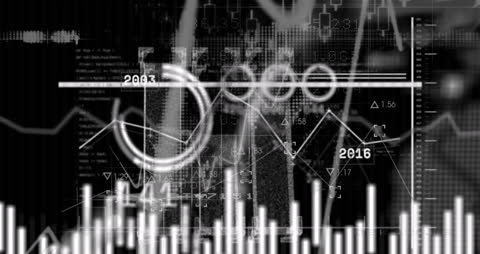 Global Digital Interface Abstract with Data Integration Elements