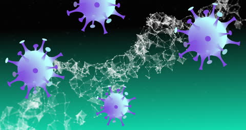 Digital Coronavirus Cells with Spinning DNA Strand Concept