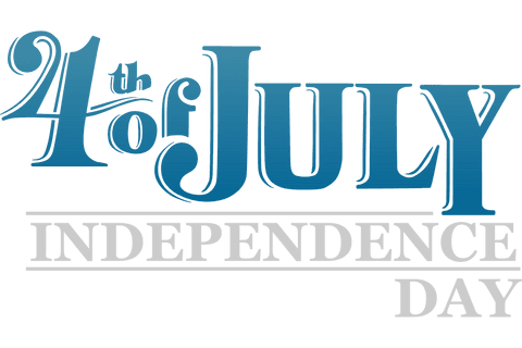 4th of july independence day text on transparent background - Download Free Stock Videos Pikwizard.com