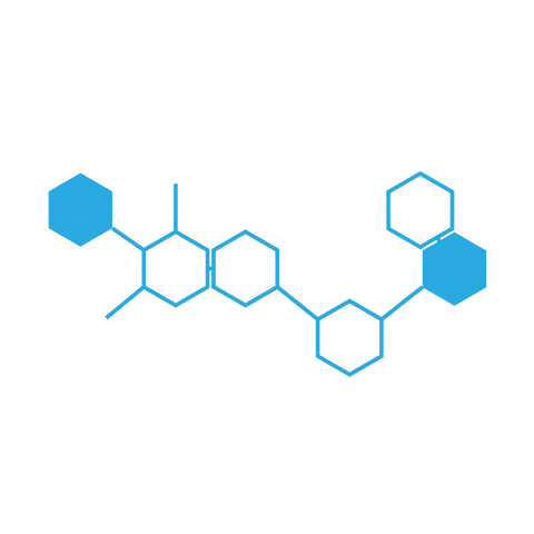 blue chemical structure on transparent background - Download Free Stock Videos Pikwizard.com