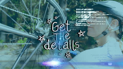 Cycling Enthusiast Analyzing Technical Data