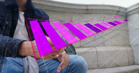 Augmented Reality Data Charts on Smartphone Display