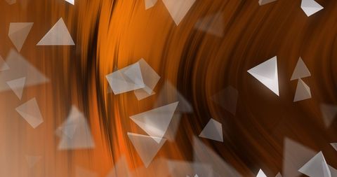 Abstract Geometric Shapes With Swirling Orange Background - Download Free Stock Images Pikwizard.com